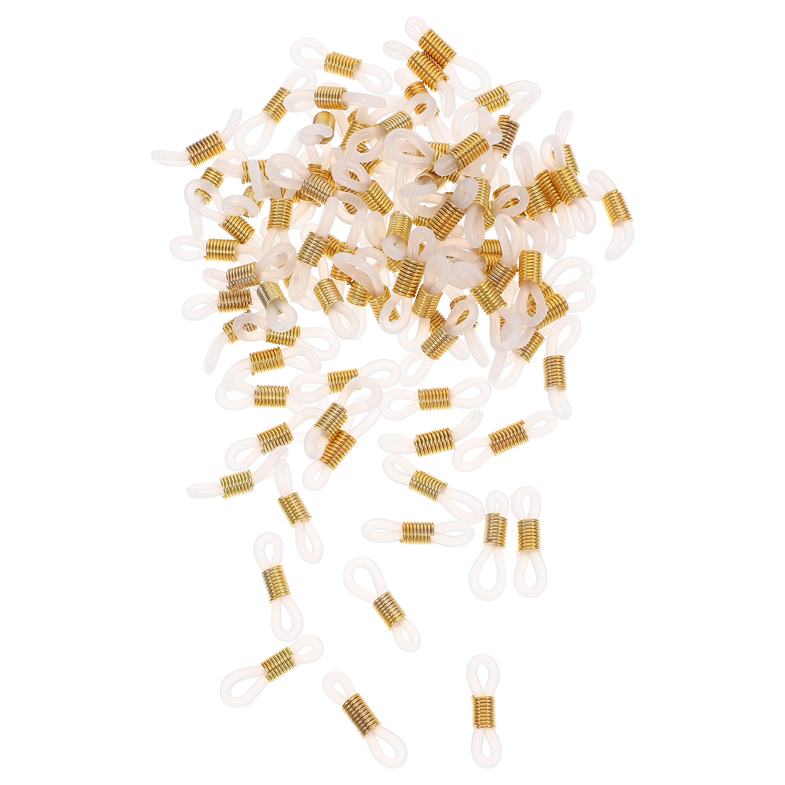 Sunglass Retainer Cord - 100 unidades de conectores de silicona