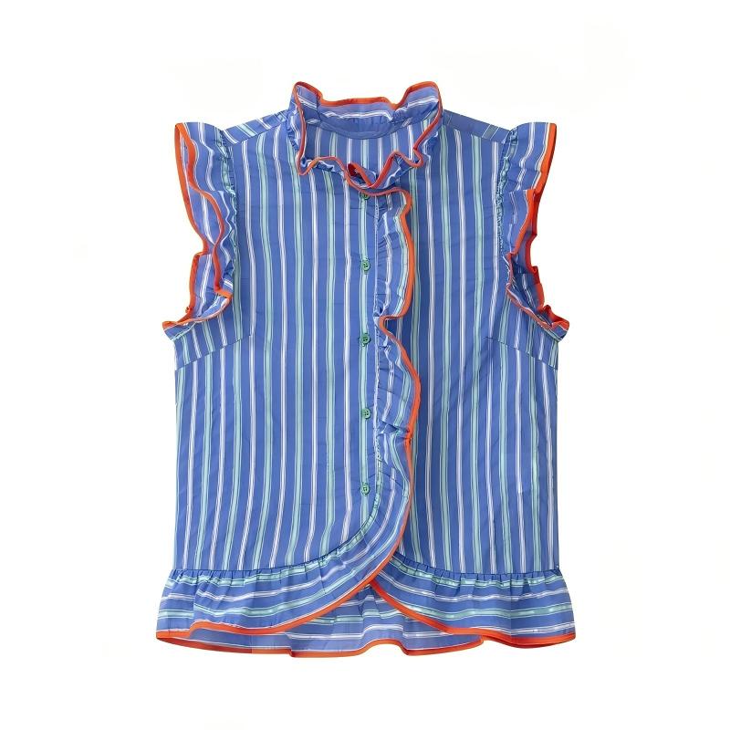 Camisa sin mangas para mujer c - Shirt Camp Collar reseña y precio