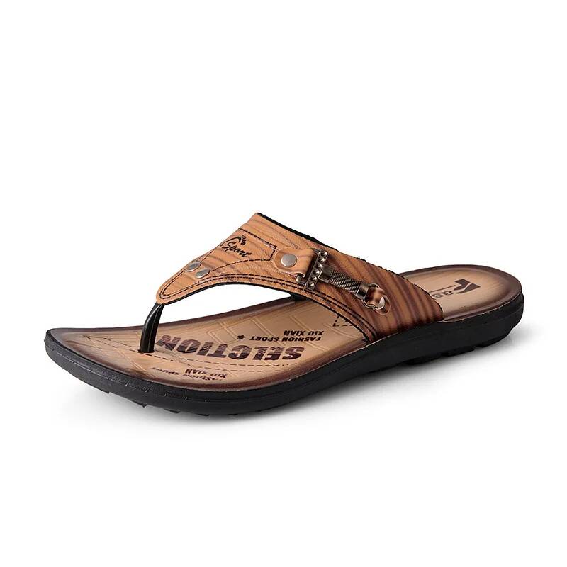 Sandalias de Cuero para Hombre - Flip Flop Leather Men reseña y precio