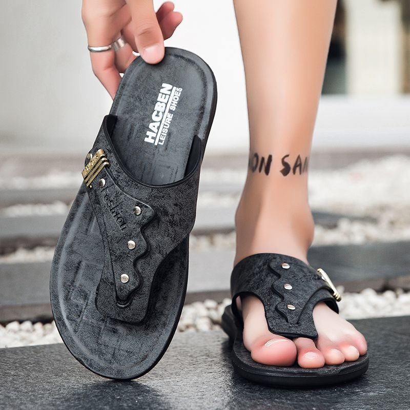 Sandalias de Playa para Hombre - Flip Flop Leather Men reseña y precio